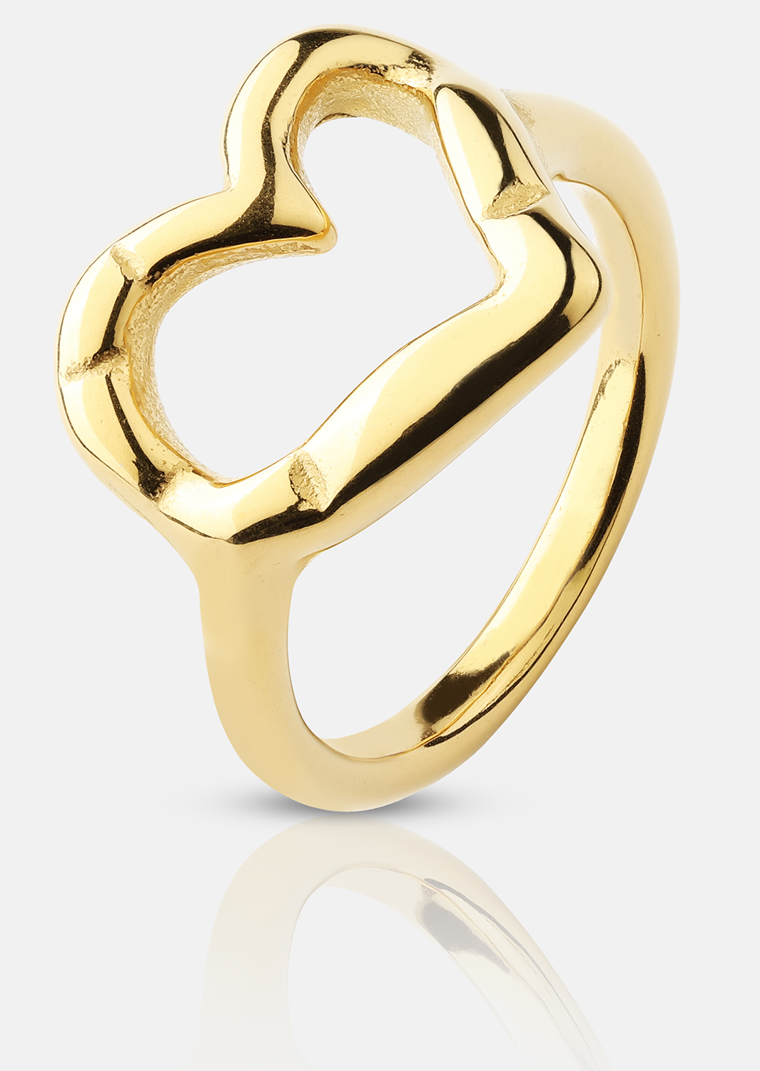 Ring Heartbeat - 18k Gold Plated