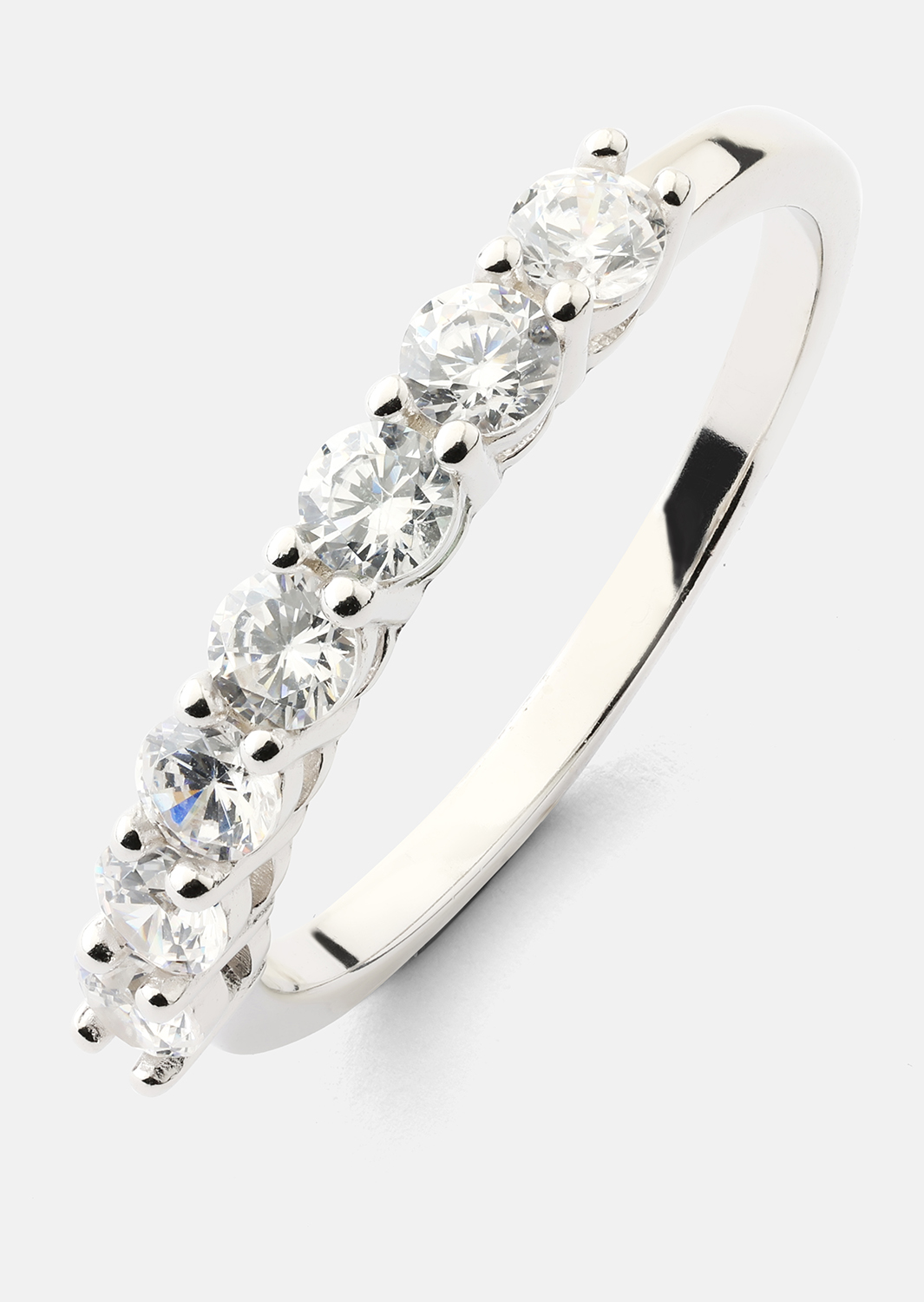 Ring Link Eternal - Verzilverd