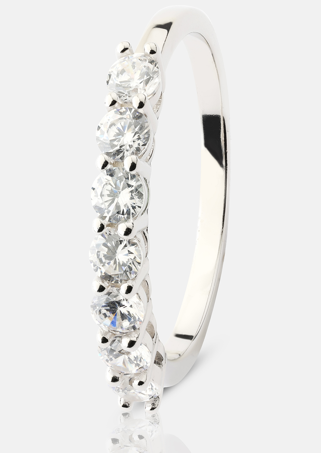 Ring Link Eternal - Verzilverd