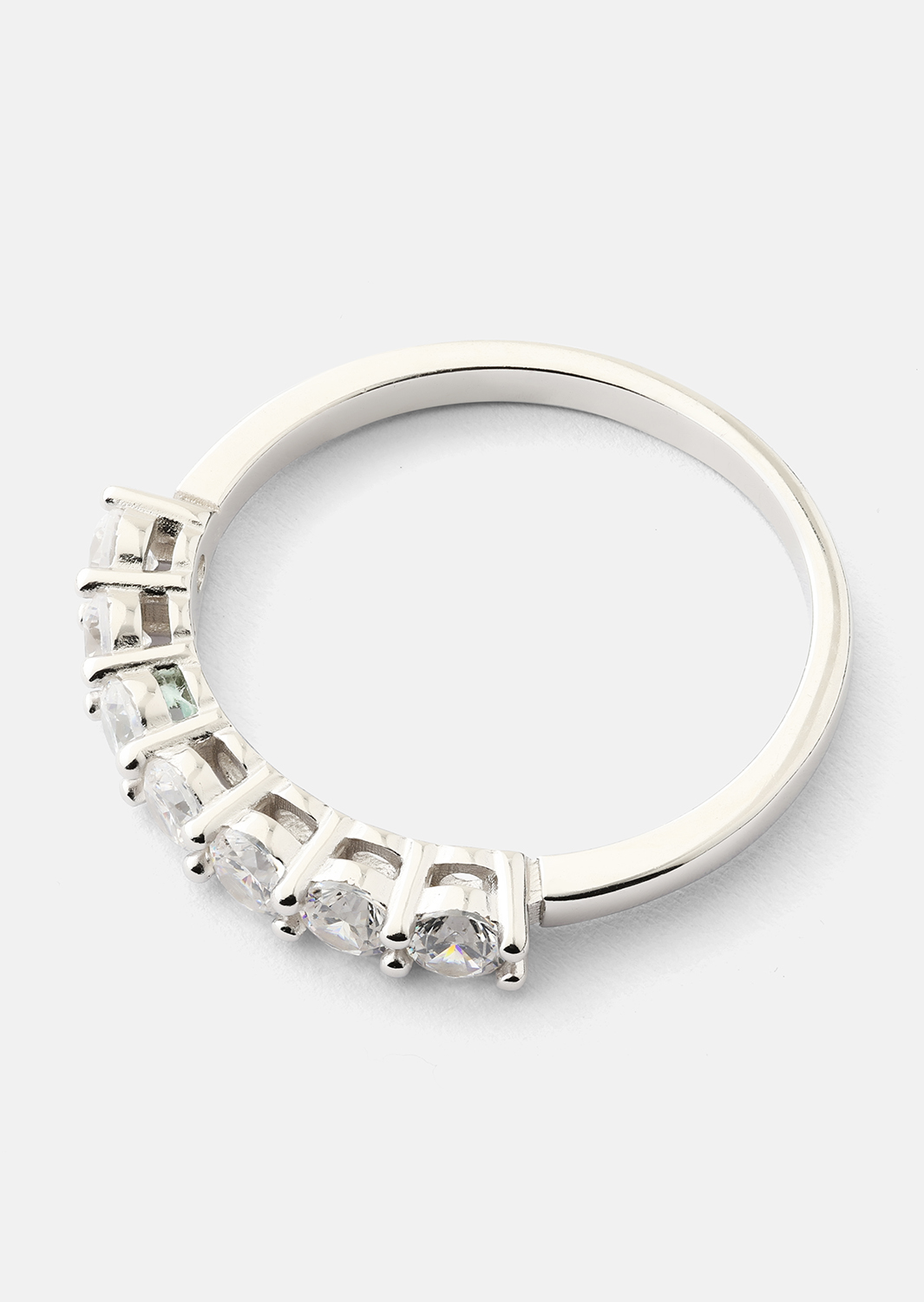 Ring Link Eternal - Verzilverd