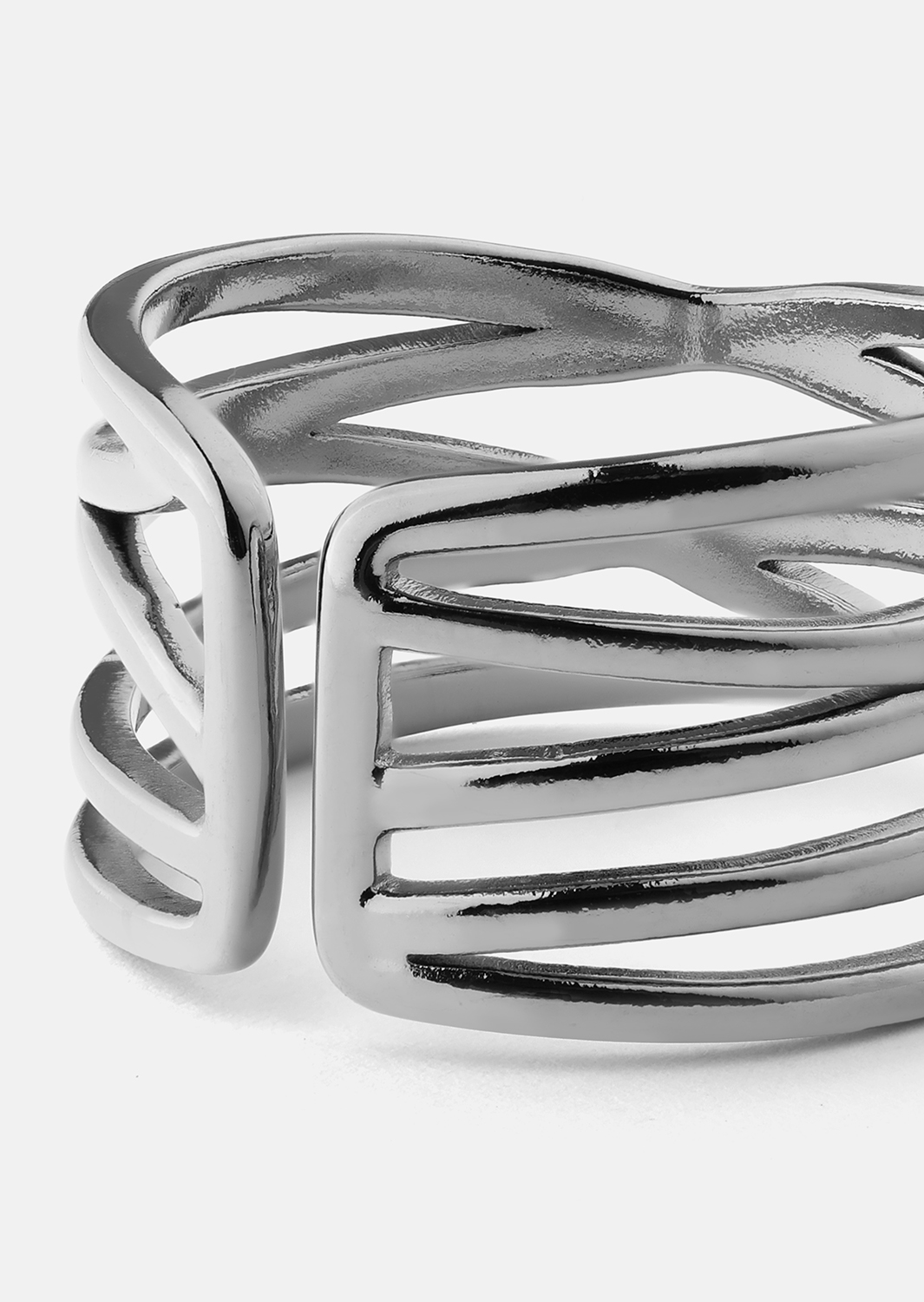 Ring Silver Maze - Verzilverd