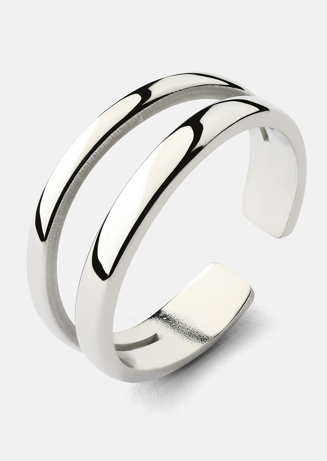 Apertura Ring - Verzilverd