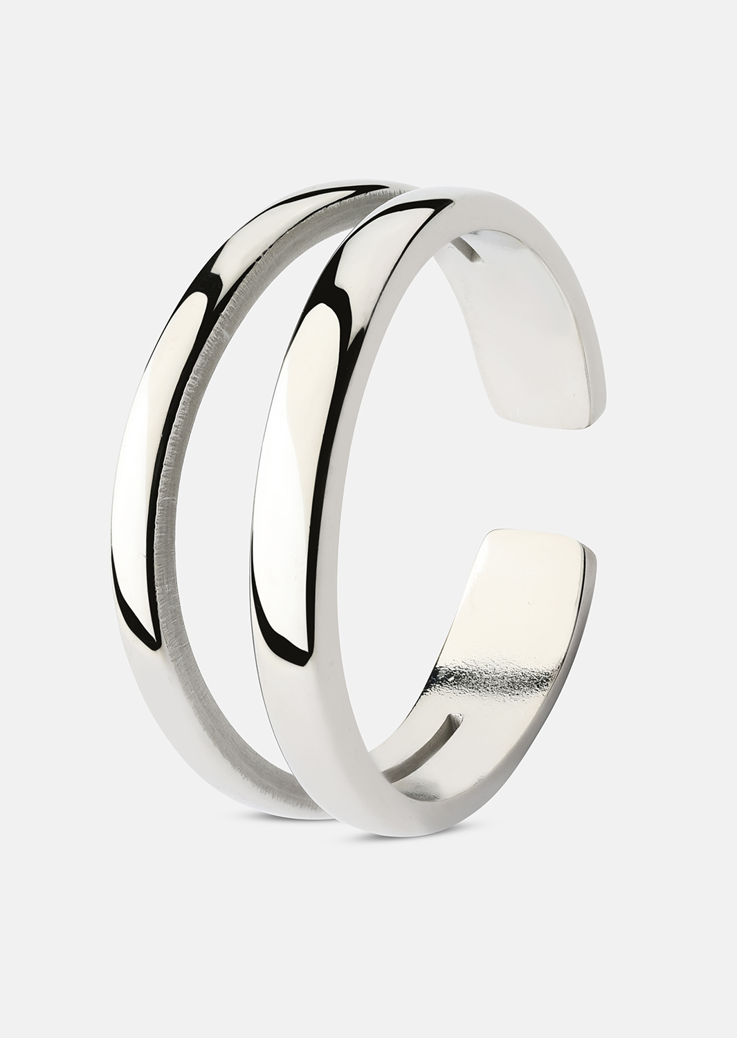 Apertura Ring - Verzilverd