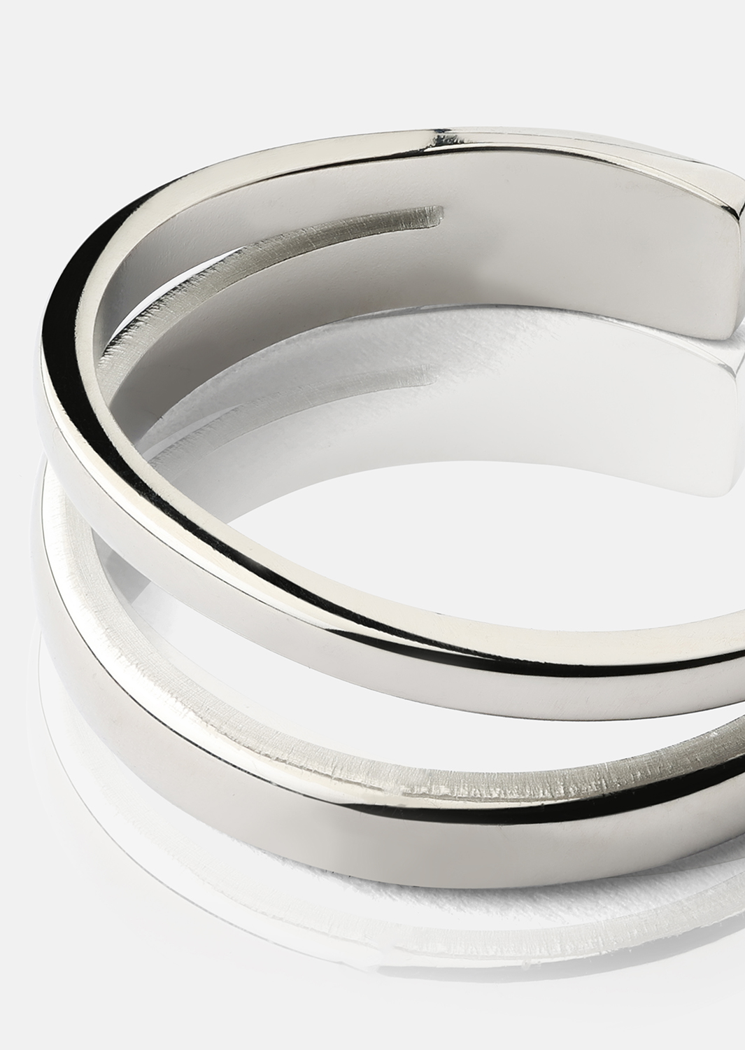Apertura Ring - Verzilverd