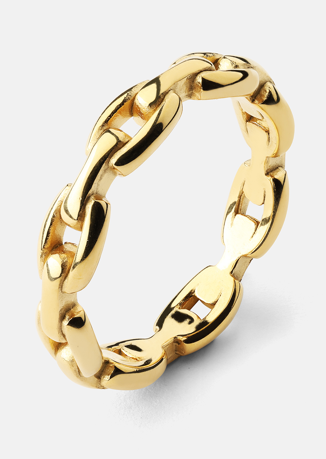 Ring Bold Chain - 18K Verguld