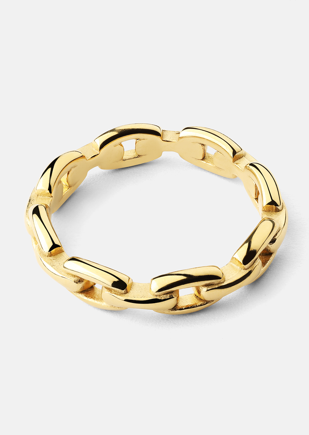 Ring Bold Chain - 18K Verguld
