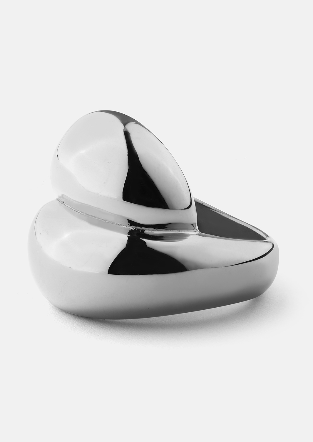 Ring Bold Flow - 18k Verzilverd