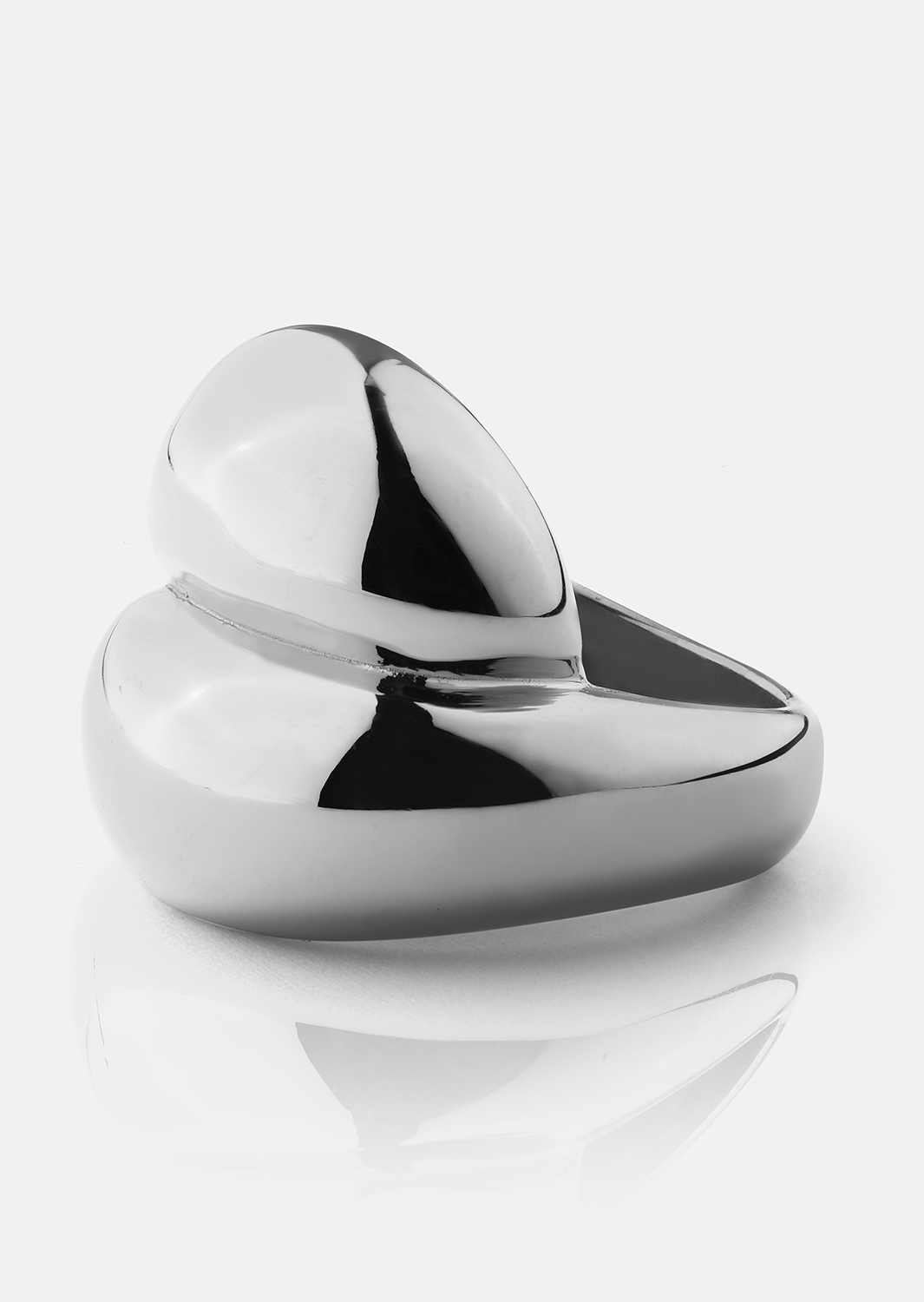 Ring Bold Flow - 18k Verzilverd