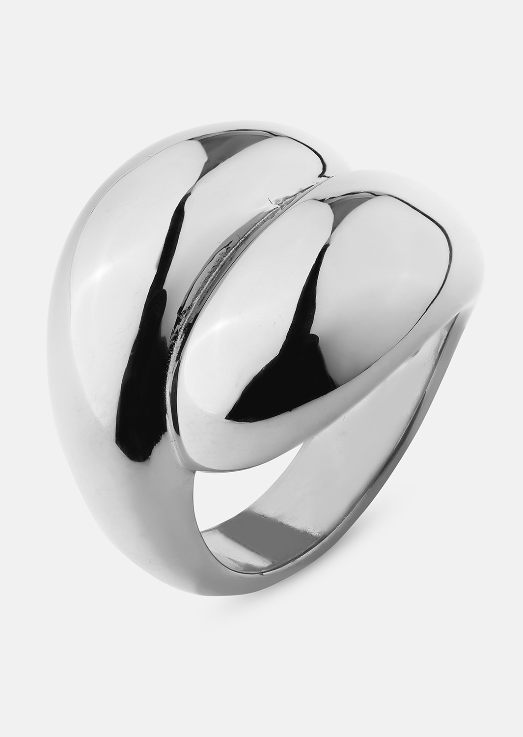 Ring Bold Flow - 18k Verzilverd