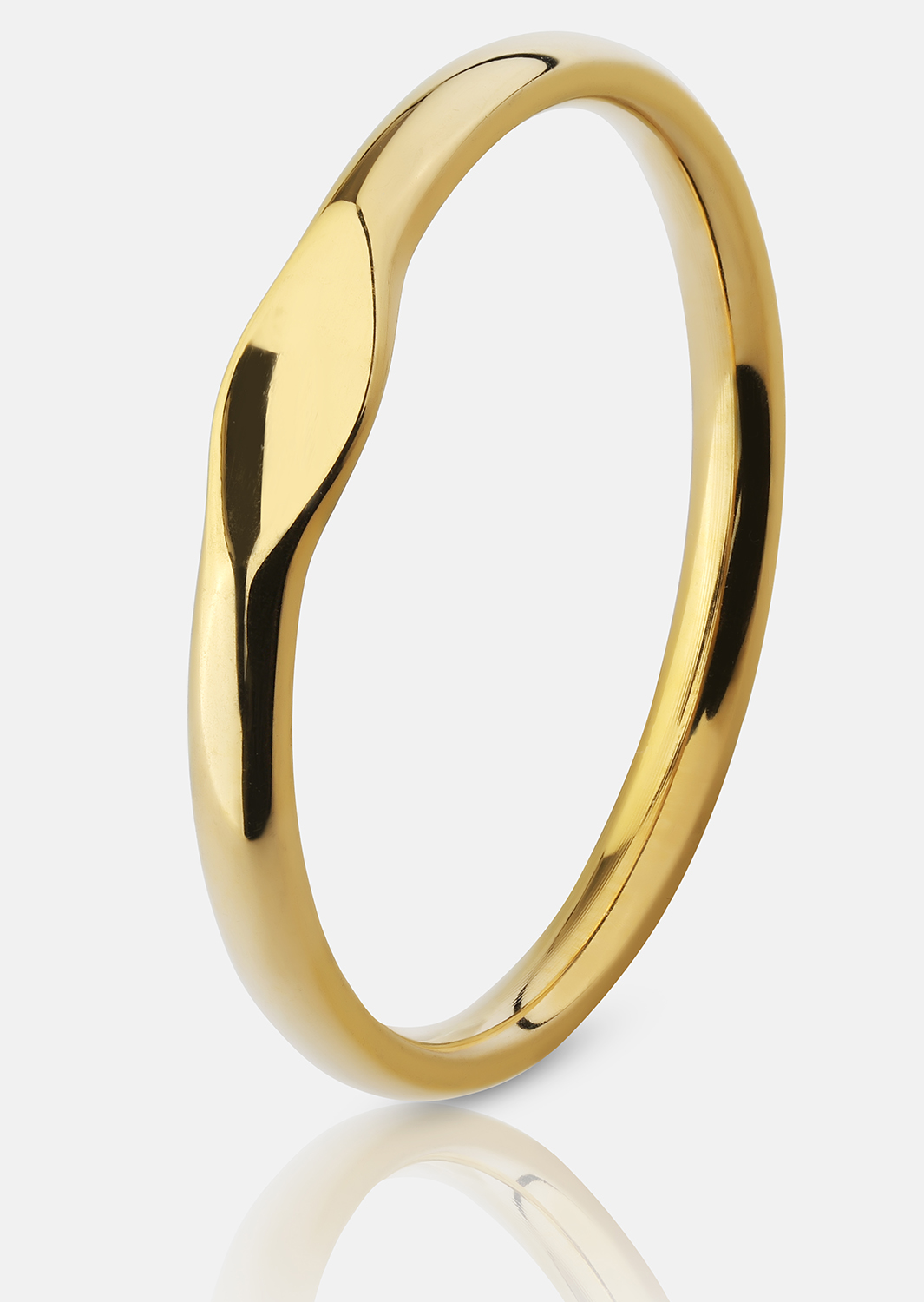 Initial Ring – 18k Verguld