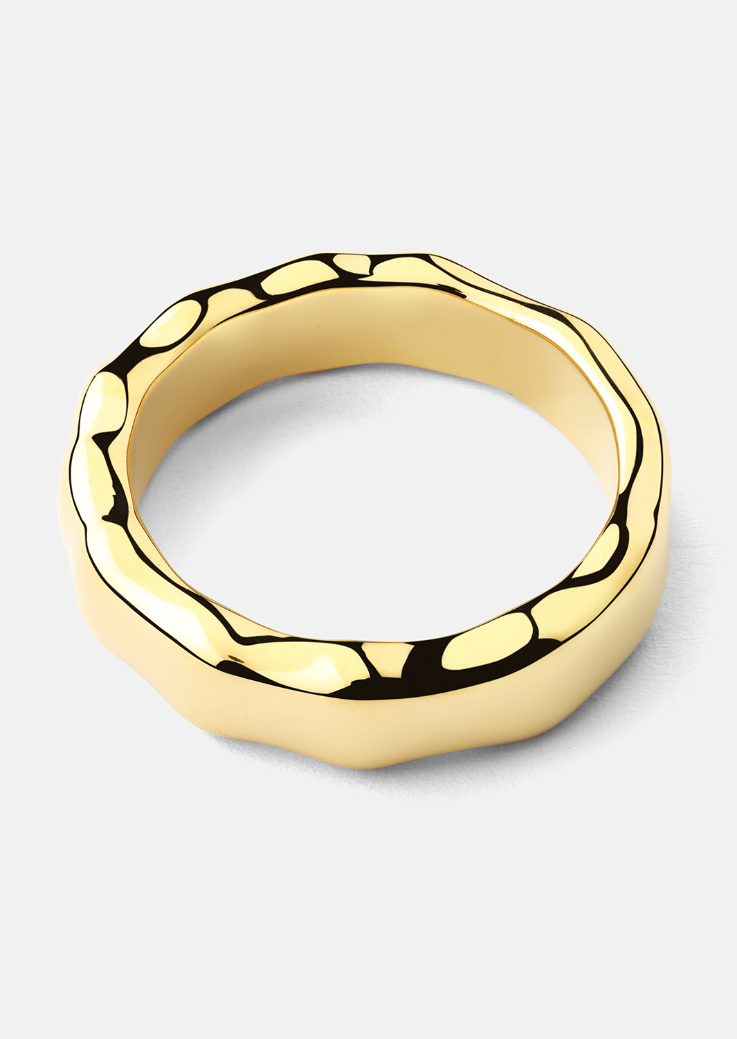 Ring Sculpted Flow - 18k Verguld