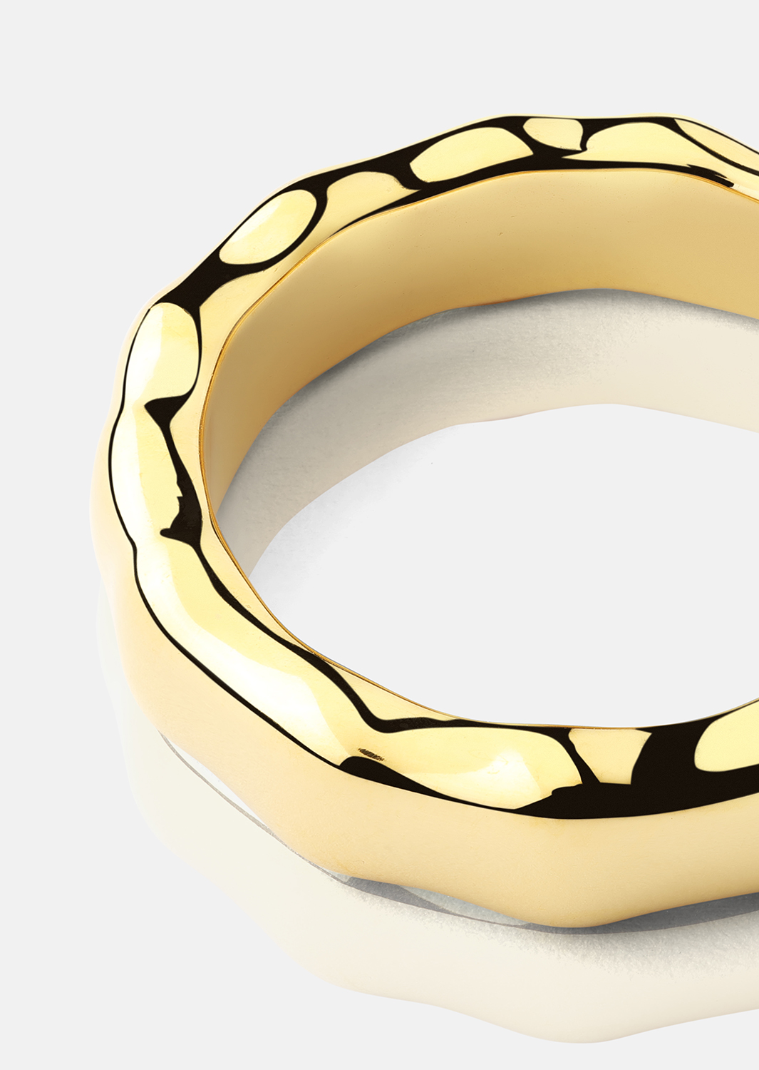 Ring Sculpted Flow - 18k Verguld