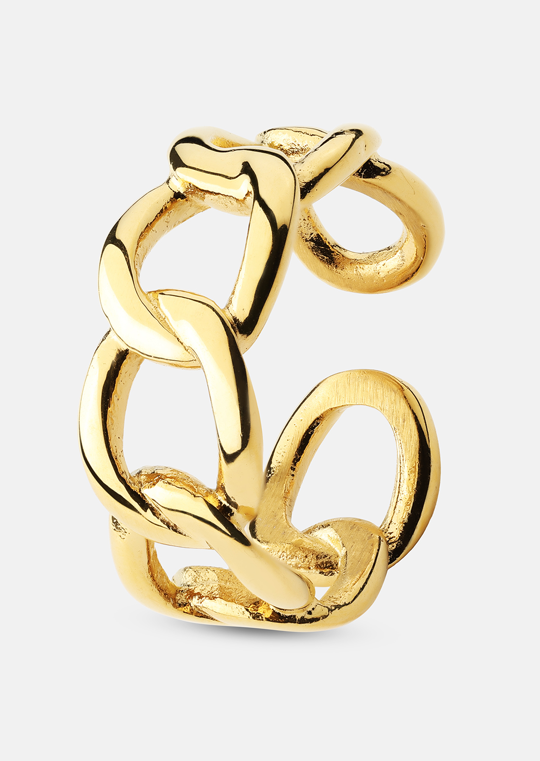 Ring Bold Chain - 18K Verguld