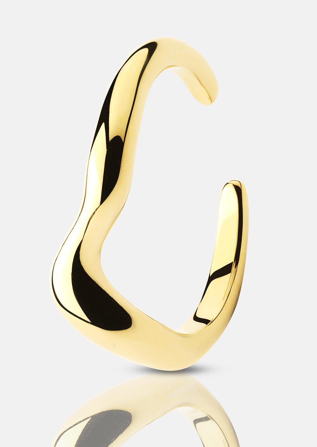 Ring Flow - Verguld met 18k goud