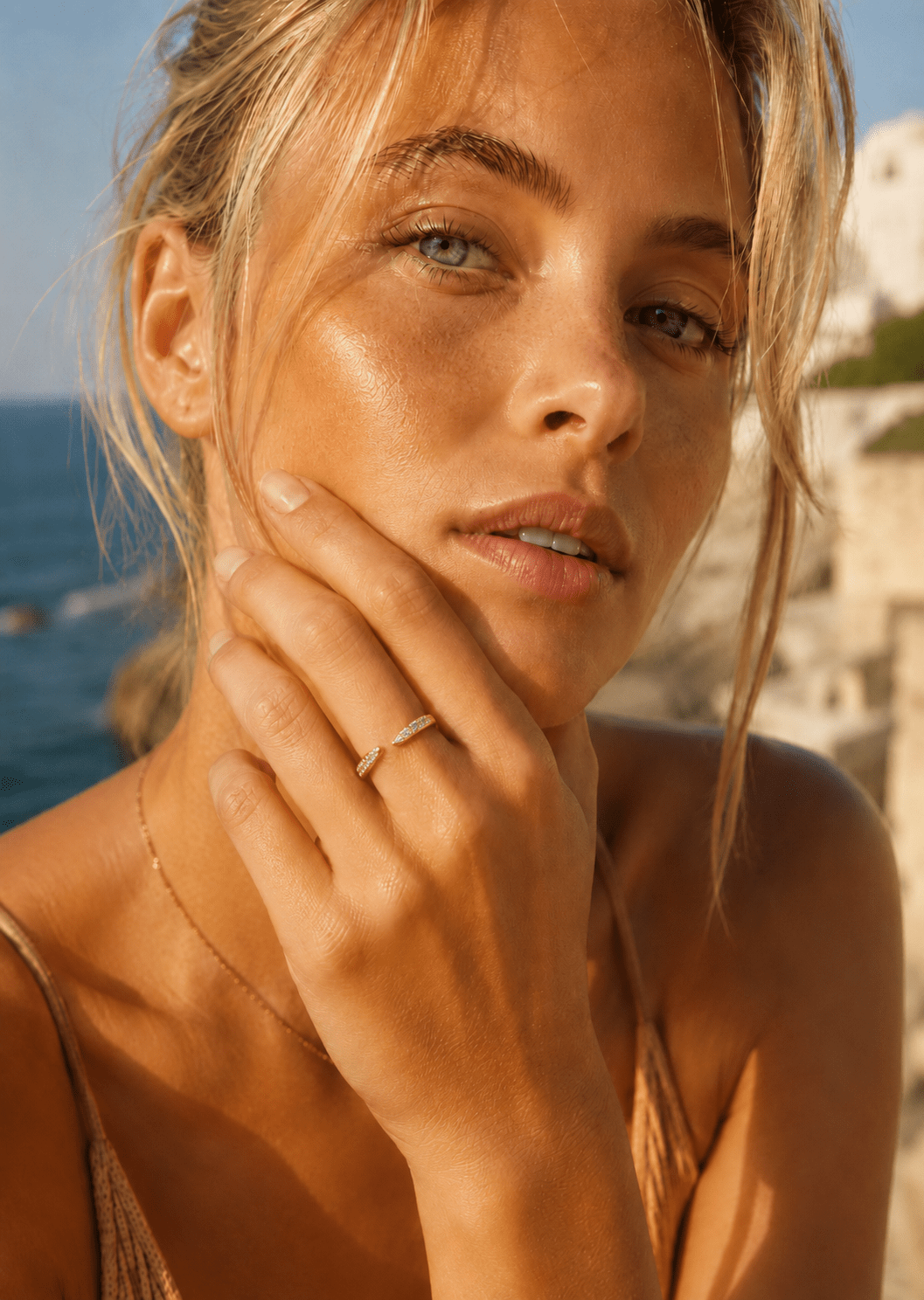 Ring Celestina- 18k Verguld